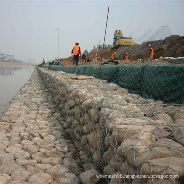 Gabion Basket with Hexagonal Wire Netting